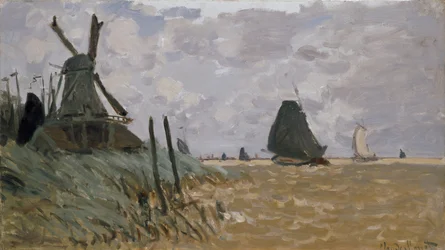 Un Molino de Viento cerca de Zaandam, siglo XIX